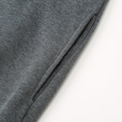 Men's Gray Casual Sports Jacket Zip Up Hoodie 219