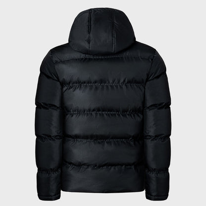 Men's Quilted Cotton Padded Jacket with Hood CC004