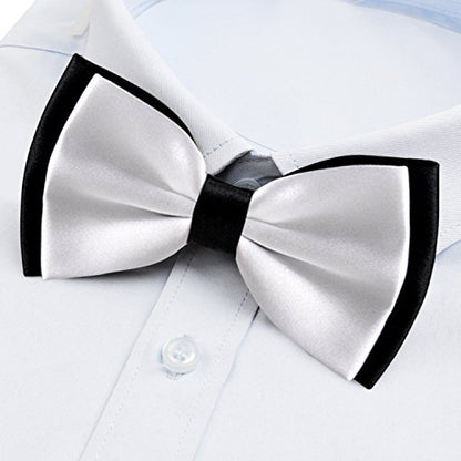 Men's Bow Tie Fancy Adjustable Pre Tied Wedding Party Bow Ties, 029