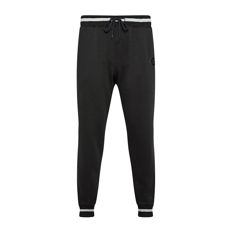Men's Black Baseball Jacket and Sweatpants Outfit SS012
