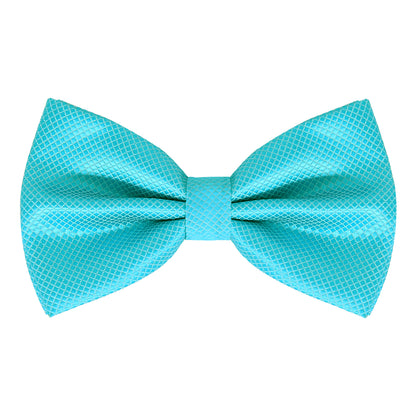 Men's Solid Color Banded Pre-tied Bow Ties, 001