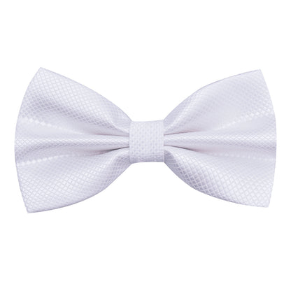 Men's Solid Color Banded Pre-tied Bow Ties, 001