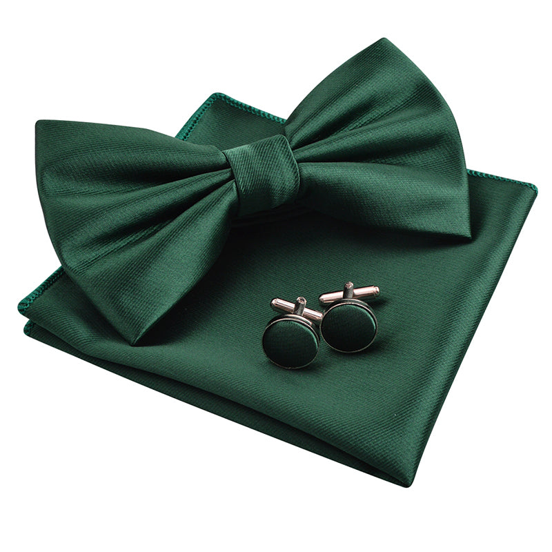 Alizeal Heren Verstelbare Bow Tie, Hanky en Braces Set Alizeal Heren Verstelbare Bow Tie, Hanky en Braces Set