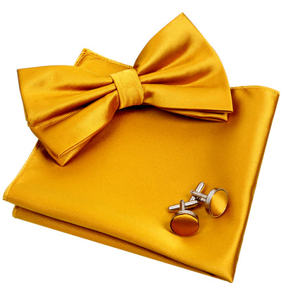 Men's Tuxedo Bow Tie, Hanky and Cufflinks Set, 178