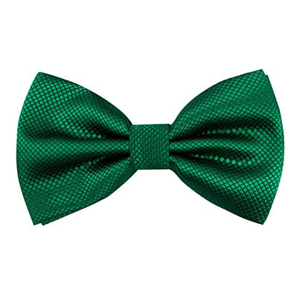 Men's Solid Color Banded Pre-tied Bow Ties, 001