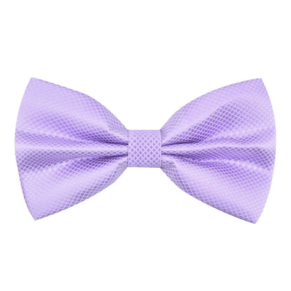 Men's Solid Color Banded Pre-tied Bow Ties, 001